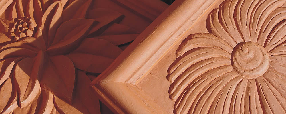 Botanical Terracotta Plaques Botanical Terracotta Plaques